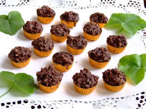 Almendras con chocolate